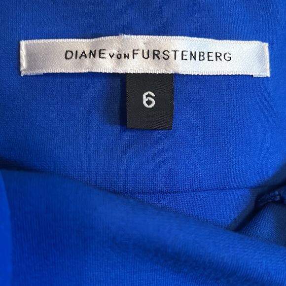 Diane Von Furstenberg Bridget Ponte Dress Blue DVF - Picture 7 of 9